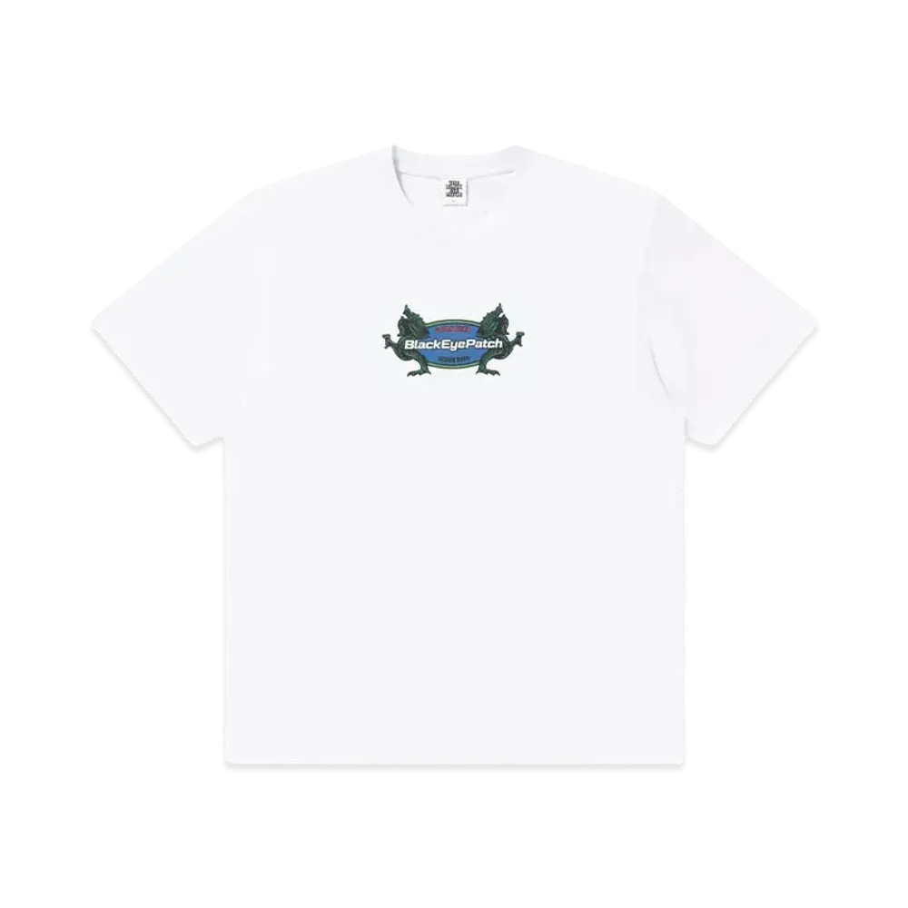 BlackEyePatch Guardian Oval Logo Tee "White"