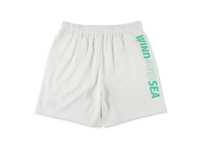 WIND AND SEA Tech Shorts "Off White/Mint"