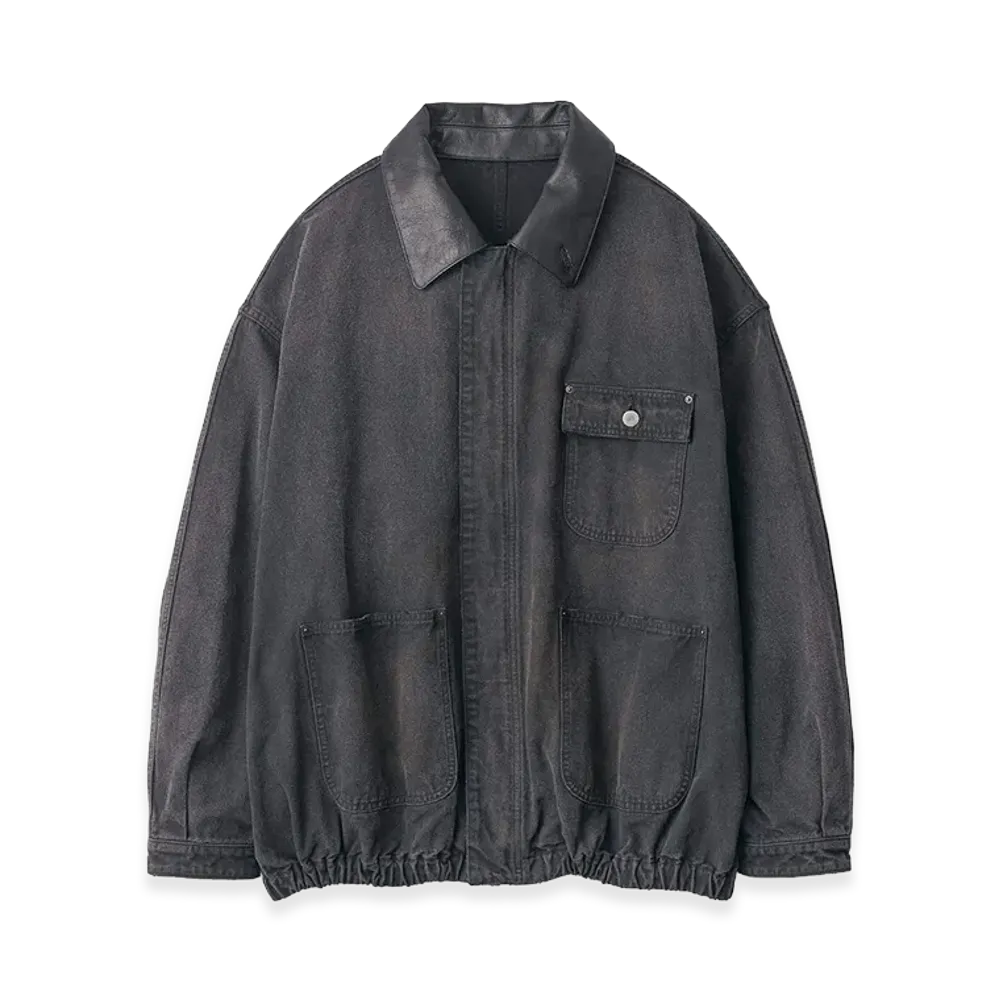 ssstein Sulfur Dyed Oxford Vintage Jacket "Black"