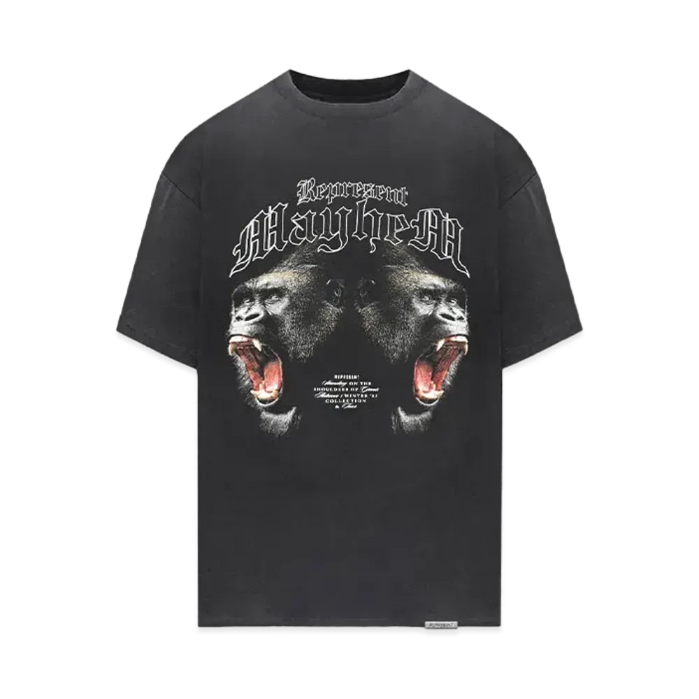 REPRESENT Mayhem T-Shirt "Vintage Black"