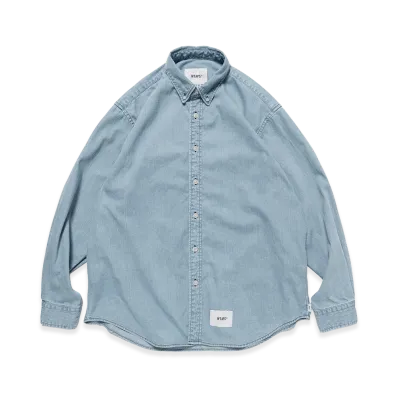 WTAPS BD LS 01 / LS / Cotton Denim RF "Indigo"