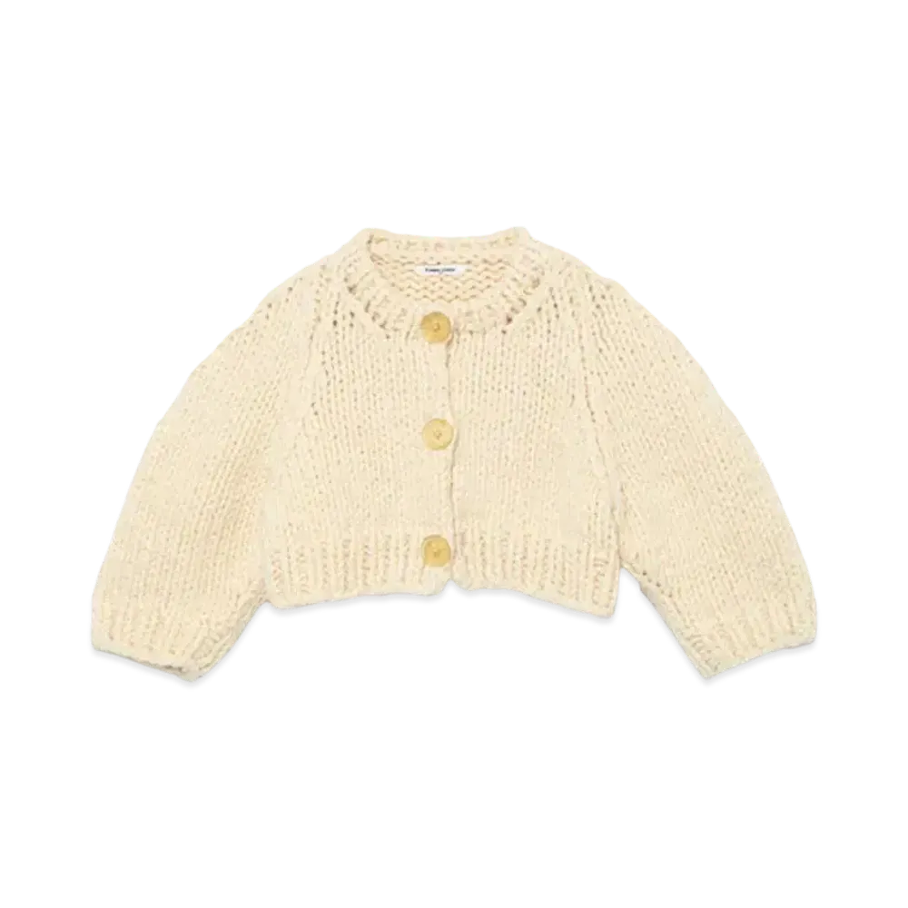 FUMIKA UCHIDA Hand Knitted Cardigan "Ivory"