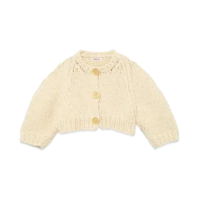 FUMIKA UCHIDA Hand Knitted Cardigan "Ivory"