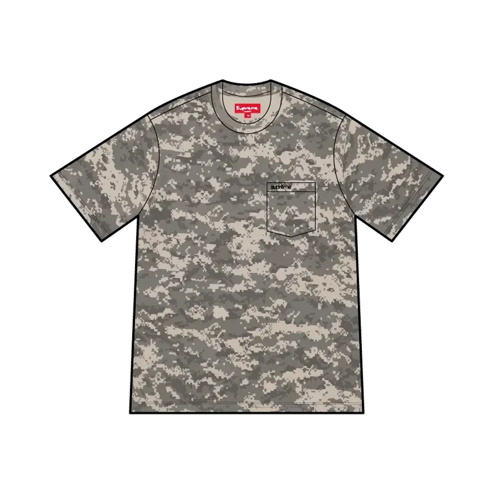 Supreme S/S Pocket Tee "Camo" (25FW)