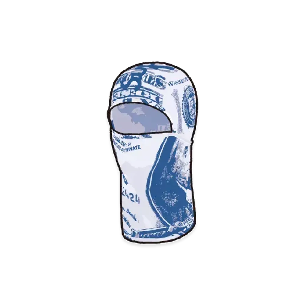 Supreme Lightweight Balaclava "White Money"