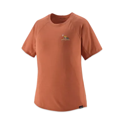 Patagonia Women's Capilene Cool Trail Graphic Shirt "Clay"