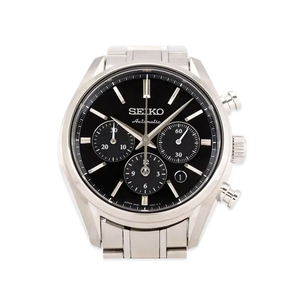 SEIKO Presage Chronograph "Black" SARK007