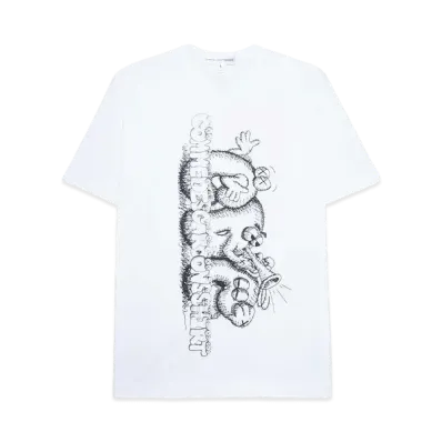 CDG Shirt x KAWS T-Shirt Print3 "White"