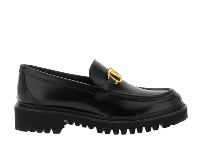 Valentino Garavani Women's vlogo Signature Loafers "Black"