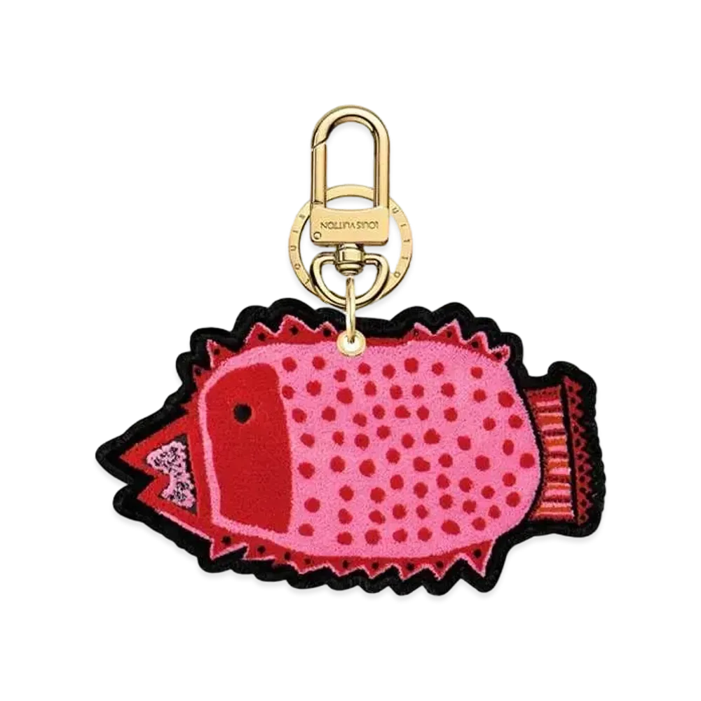 Louis Vuitton x Yayoi Kusama Fish Key Ring My Eternal Soul "Rouge"