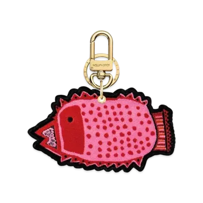 Louis Vuitton x Yayoi Kusama Fish Key Ring My Eternal Soul "Rouge"