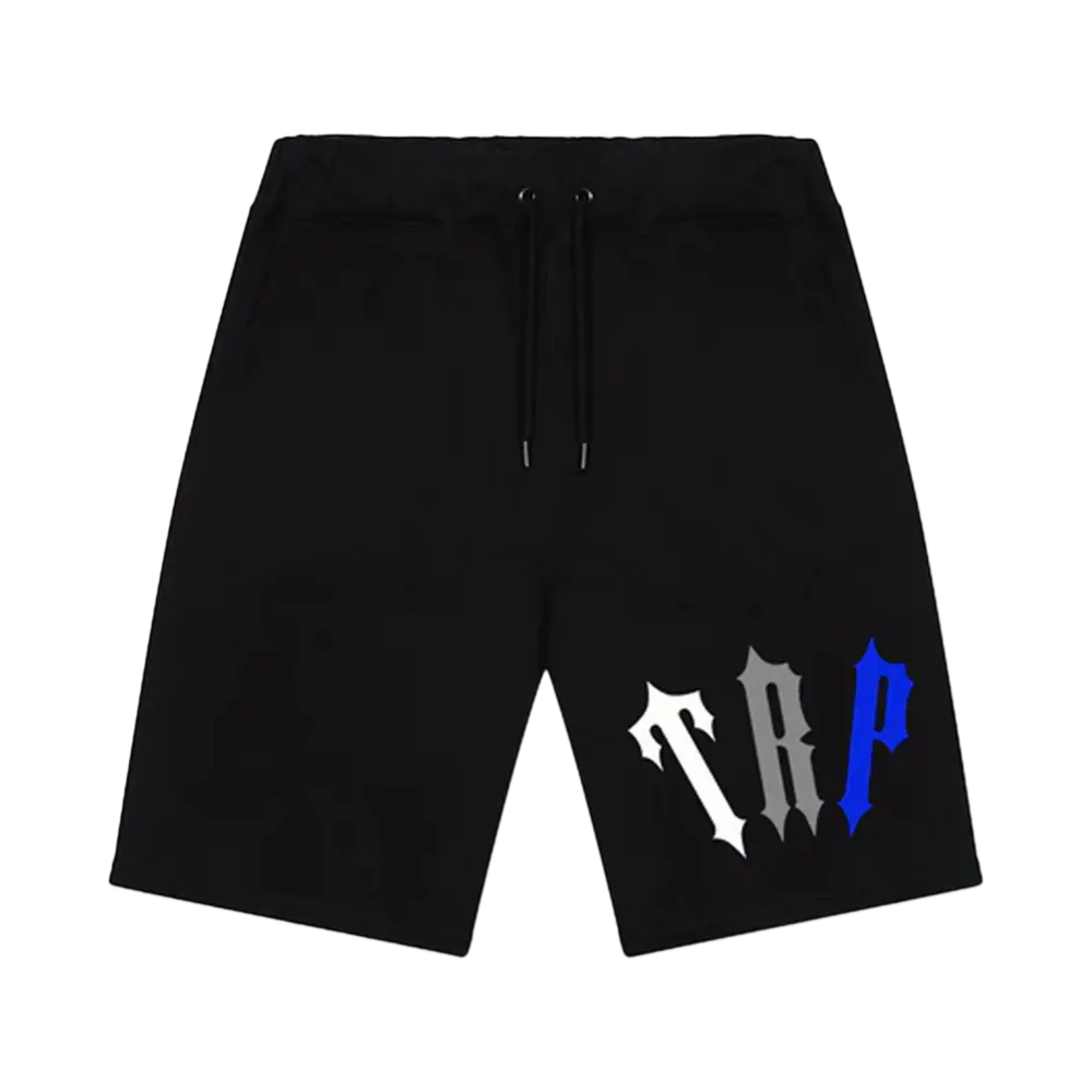 TRAPSTAR TRP Print Shorts Set "Black/Blue/Grey"