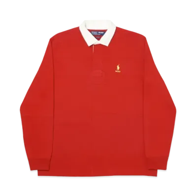 PALACE / Ralph Lauren Pieced Rugby "Red"
