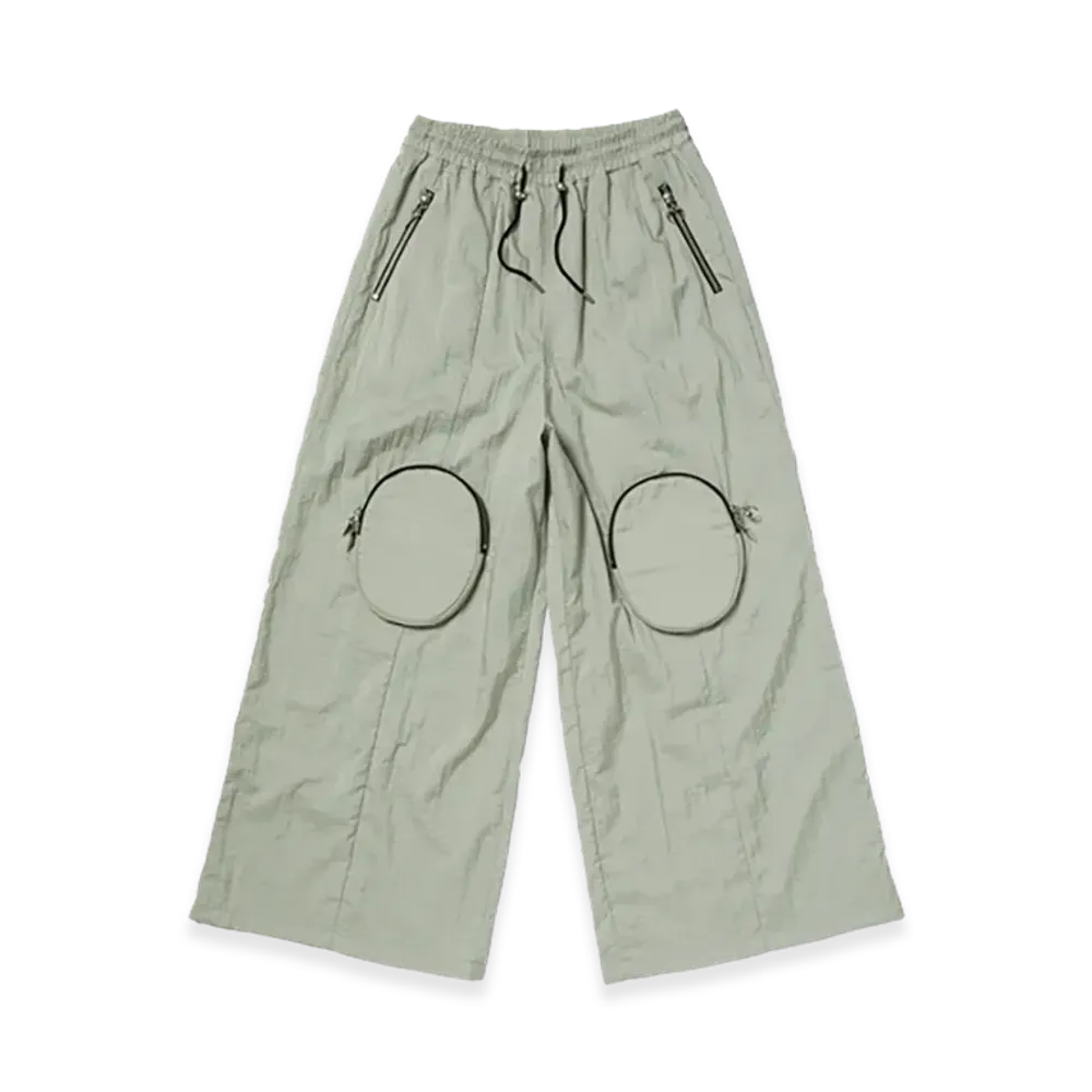 THUG CLUB TC Knee Lock Cargo Wide Pants "Grey"