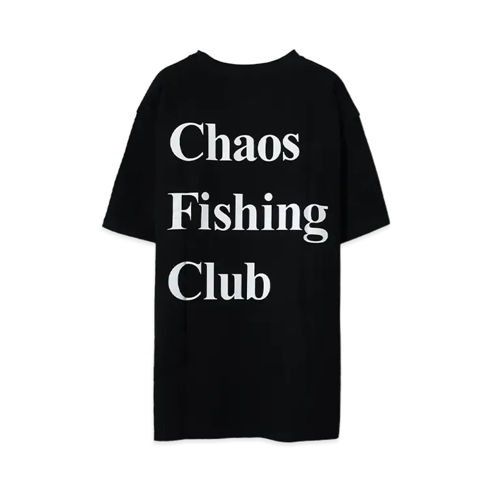Chaos Fishing Club Logo T-Shirt S/S "BLACK"