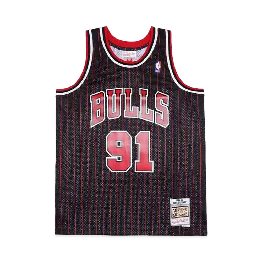 Mitchell&Ness NBA SWINGMAN ALTERNATE JERSEY BULLS 95 DENNIS RODMAN "BLACK"
