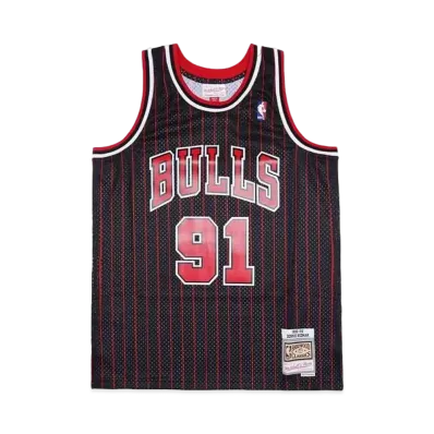 Mitchell&Ness NBA SWINGMAN ALTERNATE JERSEY BULLS 95 DENNIS RODMAN "BLACK"