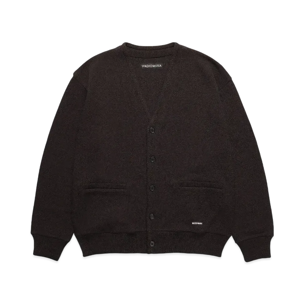 WACKO MARIA Classic Knit Cardigan "Brown"