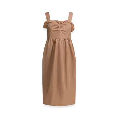 Chloe Women's Long Silk Blend Dress "Pink"