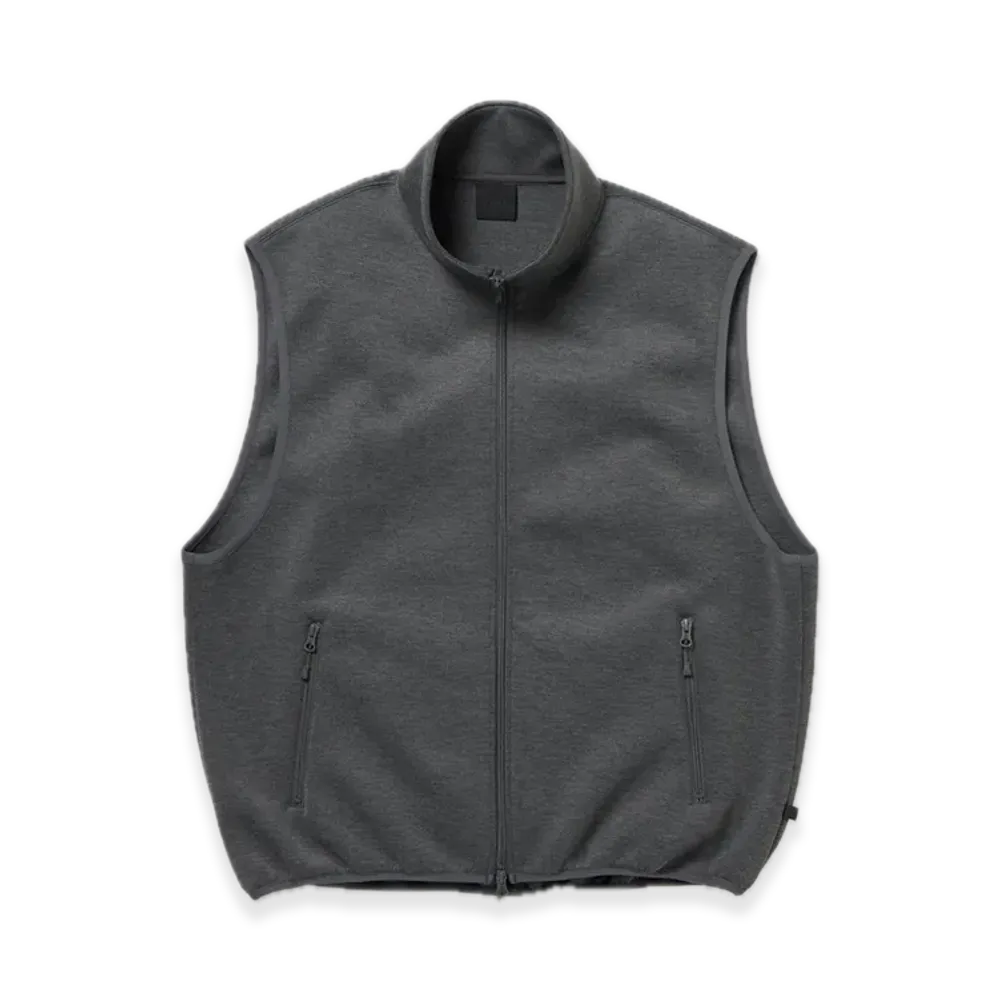 DAIWA PIER39 Tech Scuba Knit Stand Collar Vest "Chacoal"