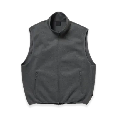 DAIWA PIER39 Tech Scuba Knit Stand Collar Vest "Chacoal"