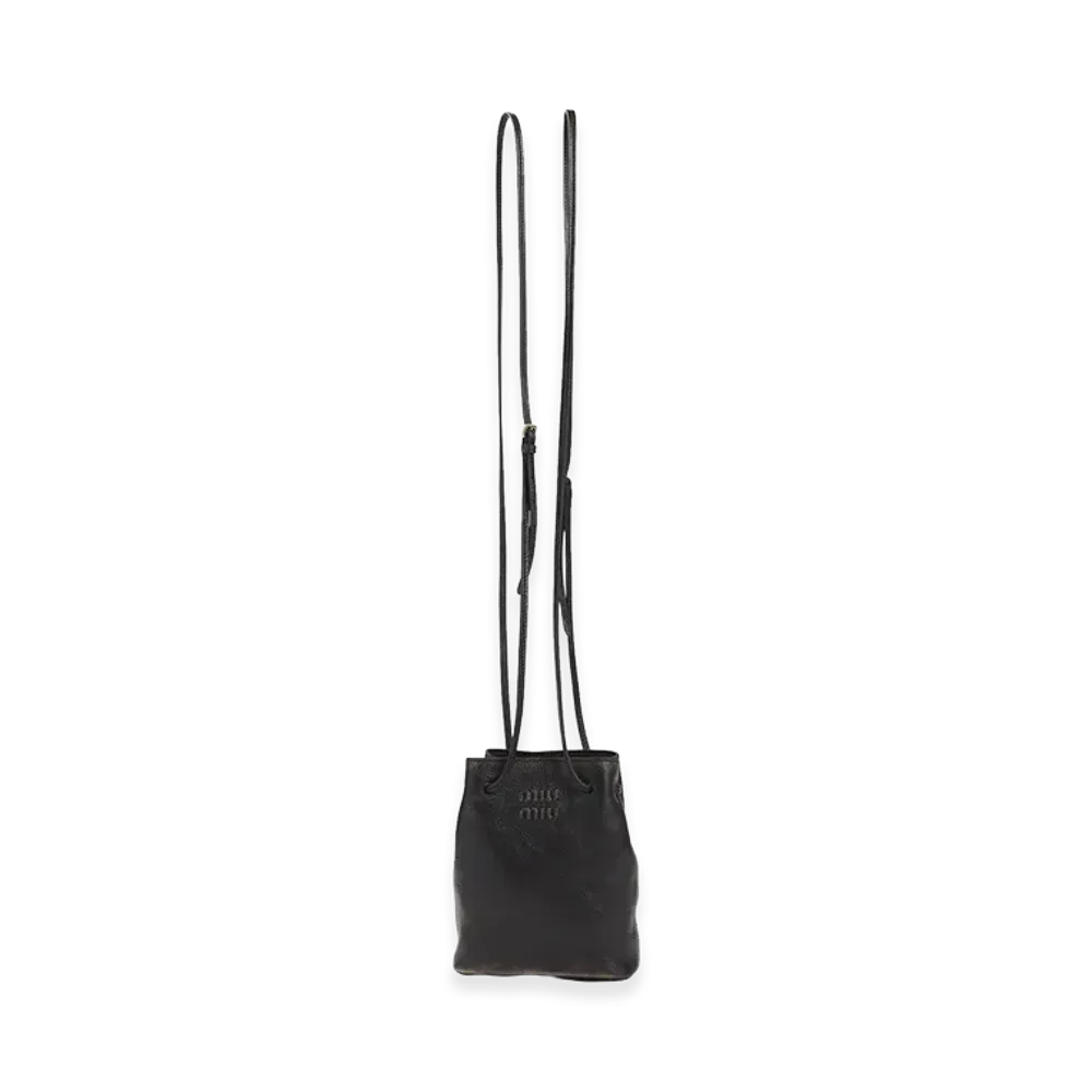 MIU MIU Women's Nappa Leather crossbody bag "Dark Brown"