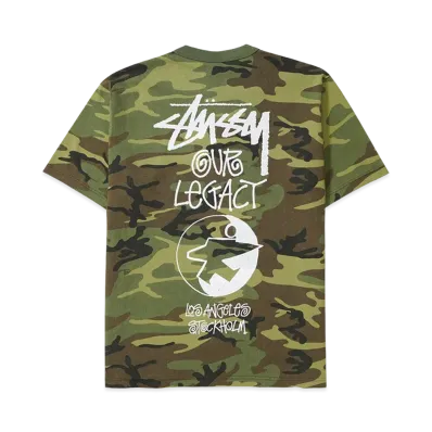 Stussy x Our Legacy Work Shop Surfman Tee Pigment Dyed "Camo"