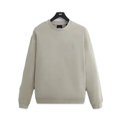 Kith Crystal Wash Interlock Vintage Crewneck "Field"