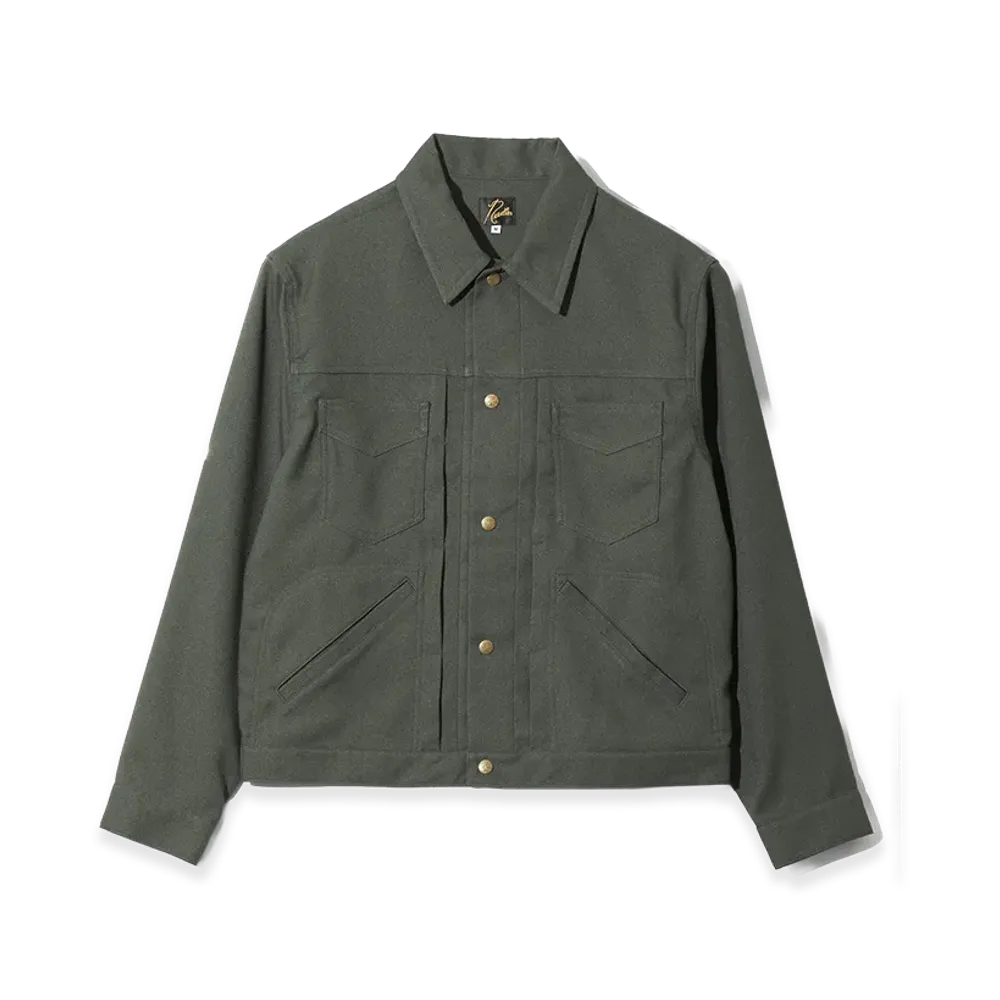NEEDLES Penny Jean Jacket - Poly Twill "Green"