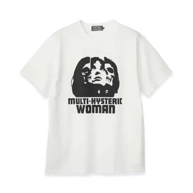 HYSTERIC GLAMOUR MULTI HYSTERIC SKULL T-Shirt "White"