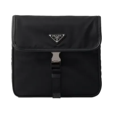 PRADA Re-Nylon Crossbody Bag "Black"