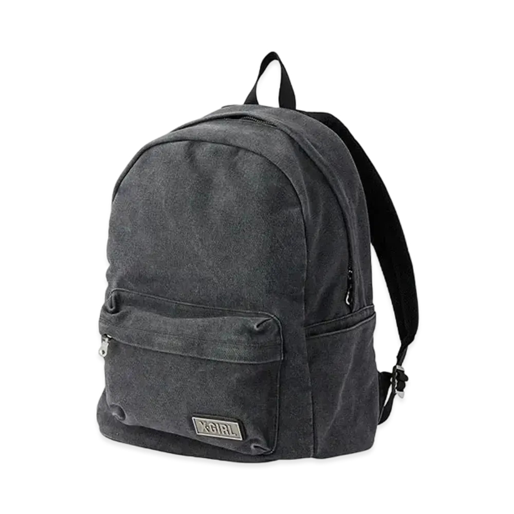 X-Girl Canvas Daypack "Black"