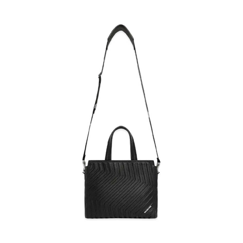 BALENCIAGA Car Zip Small East-West Tote Bag "Black"