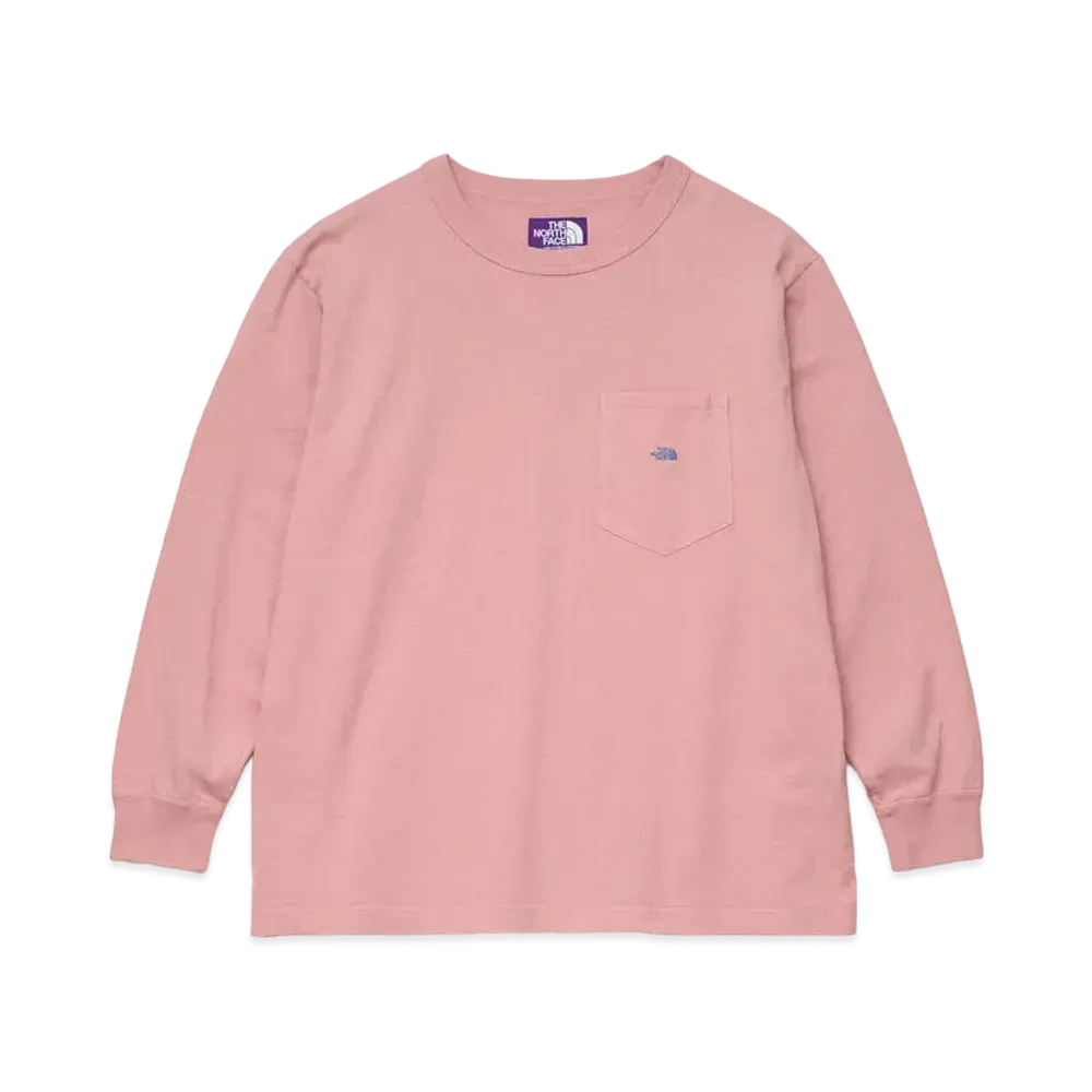 The North Face PURPLE LABEL 7oz L/S Pocket Tee "Pink"