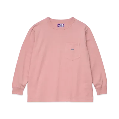 The North Face PURPLE LABEL 7oz L/S Pocket Tee "Pink"
