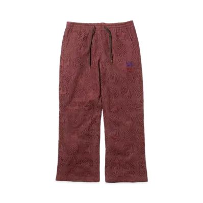 Needles x Sasquatchfabrix. String Easy Pant - Velvet Lace "Dark Purple"