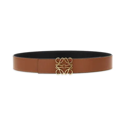LOEWE 'anagram' Reversible Belt "Brown"