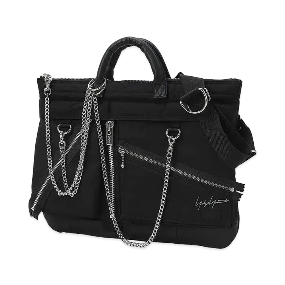PORTER x Yohji Yamamoto 2Way Short Helmetbag "Black"