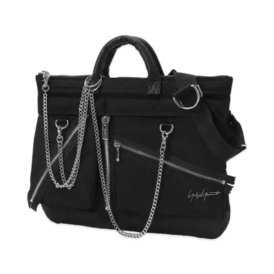 PORTER x Yohji Yamamoto 2Way Short Helmetbag "Black"