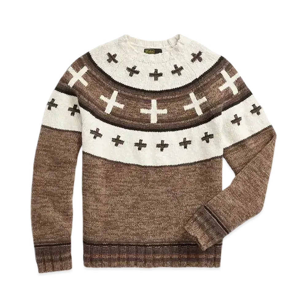 Polo Ralph Lauren PRL x Naiomi Glasses Wool-Blend Sweater "Brown"