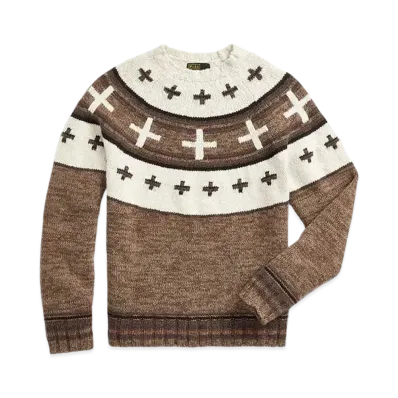 Polo Ralph Lauren PRL x Naiomi Glasses Wool-Blend Sweater "Brown"