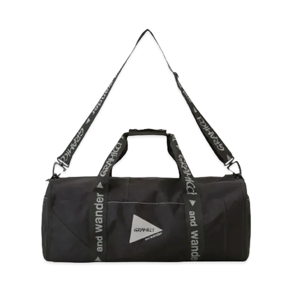 GRAMICCI x and wander Multi Patchwork Boston Bag "Black"