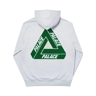 PALACE Tri-Chenille Hood "Grey"