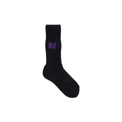 NEEDLES Merino Wool Pile Socks "Black" PU066