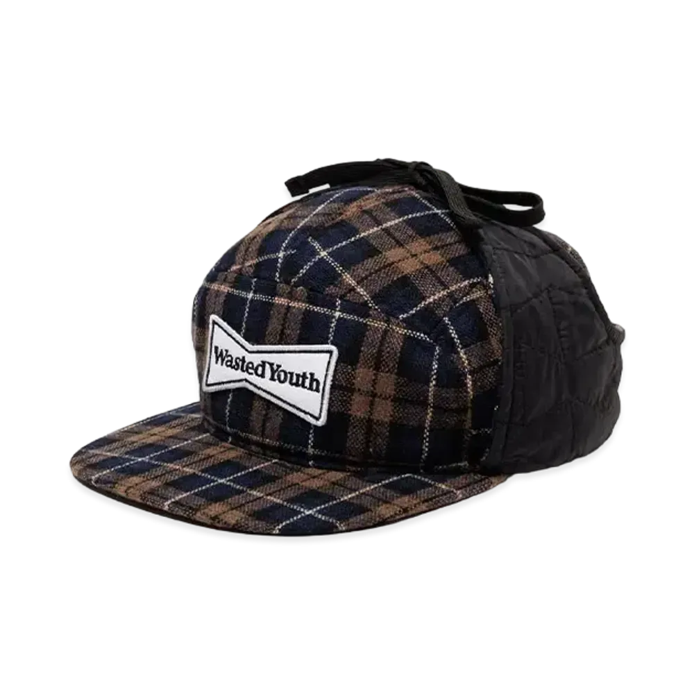 Wasted Youth Earflap Cap "Navy"