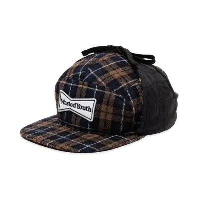 Wasted Youth Earflap Cap "Navy"