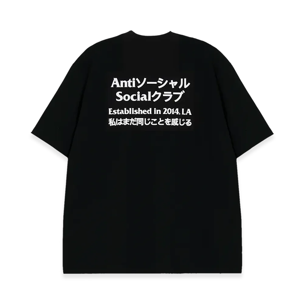ANTI SOCIAL SOCIAL CLUB Designed in Korea Taku S/S Tee "Black"