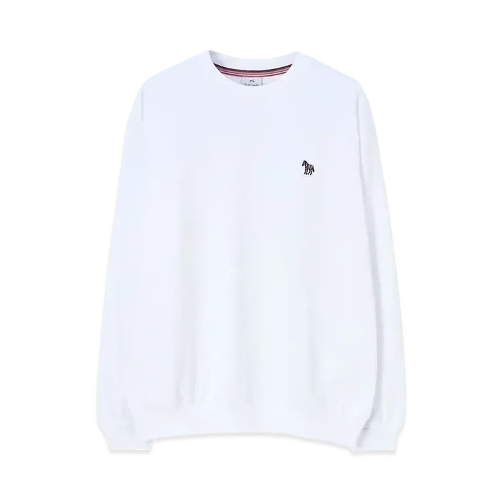 Paul Smith Women's Zebra Patch Long Sleeve T-Shirt "White"
