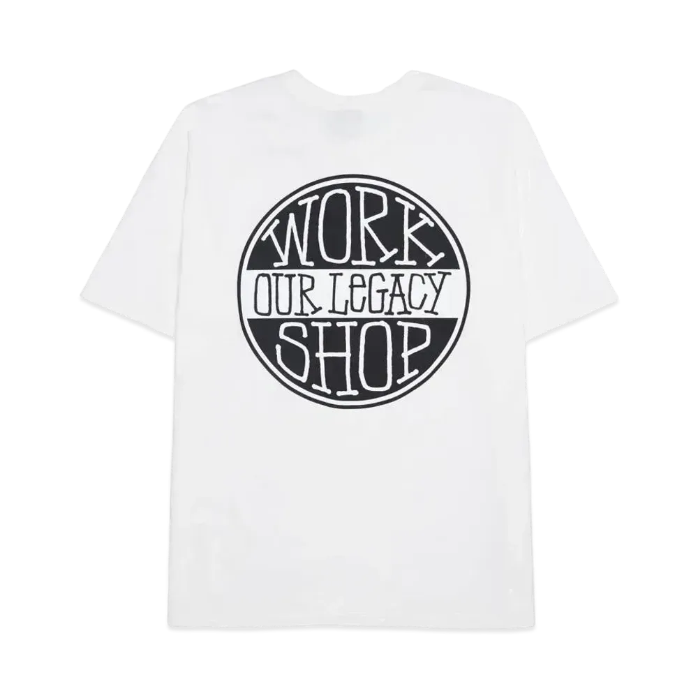Stussy x Our Legacy Dot Pigment Dyed Tee "White"