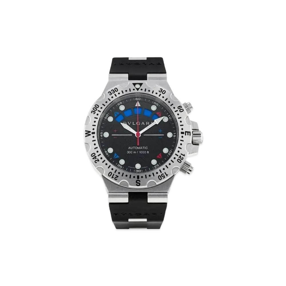 BVLGARI Diagono Scuba Regatta Flyback Chrono "Black/Stainless Steel"